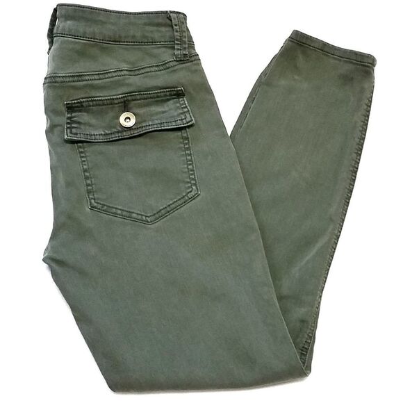 PISTOLA Revolve Army Green Mid Rise Skinny Pants - Picture 2 of 8